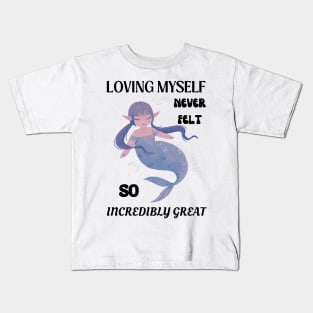 Endlessly Adoring Myself Kids T-Shirt